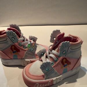 Disney Ariel Kids Sneakers - Pink and White